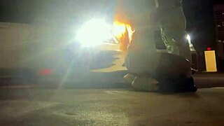 Intense creampie in beale street parking garage leaves her wet and moaning