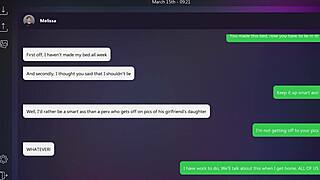 Melissa plays dirty texts ending