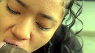 Blowjob pov with huge bbc -amateur couple- nysdel