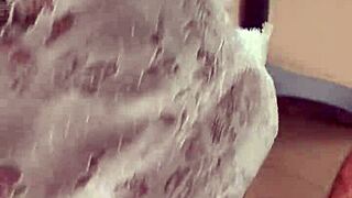 Masturbating With Lisa On The Balcony, Flashing Her Holiday Body Outdoors.