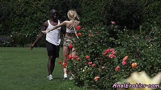 classy vixen assfucked outdoors by big black cock!