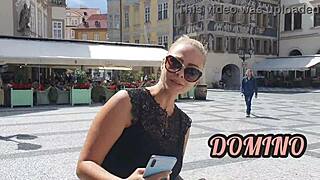 Tourist recognizes pornstar dominno in the street and fucks her in his hotel