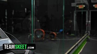 My personal trainer with perfect ass gave an unforgettable workout