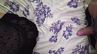 Unfaithful Stepmother Makes Hot Phone Calls Flashing Big Ass and Tits