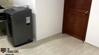 latina teen fucks stepbrother and gets cum on her ass.