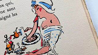 In a vintage era, erotic art comes alive with sensual details