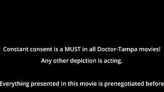 wow, doctor blasts rebel wyatt's pussy with cum! 😏