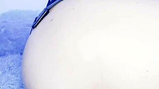 Stepmom seduces stepson with giant cameltoe, loving double penetration