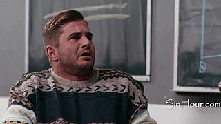 Dyke Teachers Help Out Desperate Male Colleague - Katrina Colt Kenzie Taylor Nathan Bronson