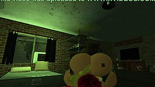 the redhead with a big body gets her ass pounded in roblox style