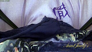 Auntjudys features busty blonde bombshell Ms. Jessica's big juicy tits in AJ Classics