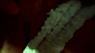 he wont let me sleep until he cums on my tits 😩