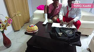 African Female Student Seduces Her Home Teacher In Hardcore Sex