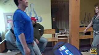 i'm lucky organizin a great pickup at the bowl alley