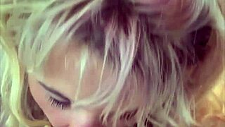 Blonde hooker gives BBBJ then gets fucked bareback!