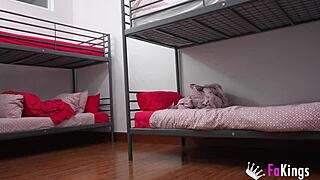 Horny landlady Valeria Del Rio tests new bed with quick fucking and riding