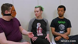 Naughty kitten enters the asshole asylum for some awkward treatment.