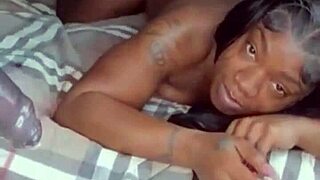 my little 18+ stepsister takes advantage the moment i get home she wants to see if my black cock works.