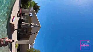 Underwater pool pussy licking with Nina Rivera and Sully Savage 🔥