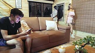 My Stepmom Forces Me To Fuck Her Best Friend Maragray Because I'm Virgin