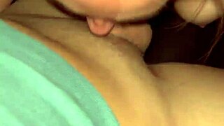 i-i'm choking on this blonde's sloppy deepthroat in the woods