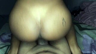 Cowgirl ride by this sexy brazilian brunette babe 😍