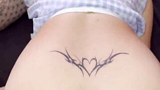 sexy anal creampie with curvy latina housewife in doggystyle fucking