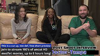 Dr. Tampa fucks student interns while they giggle in the hospital