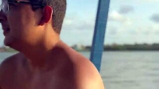 brazilian latina wife enjoys bikini on boat ride with pov