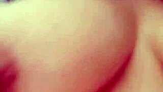 Stepmom Bathing In Bathroom Before Shower With Big Natural Tits