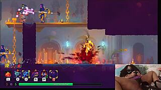 Chubby Ebony Gamer Girl Gets Fucked With Dildo While Playing Video Game