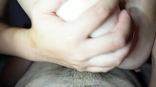 Stepmother's Big Tits Massage Leads to Milky Reward