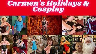 Watch Granny Carmen Get Fucked and Cum on Halloween?