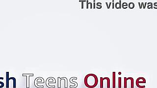 Victoria Greene squirts massively in her school uniform during taboo play