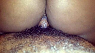 Amateur rides big cock in homemade creampie session