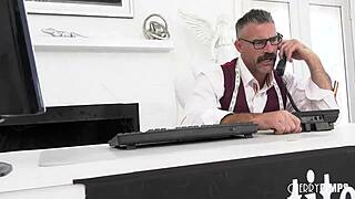 Petite Ebony Babe Avery Jane Performs Hardcore Interracial Fuck During Agency Audition