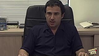 there is nothing that a horny blonde chick with big tits cannot get away with