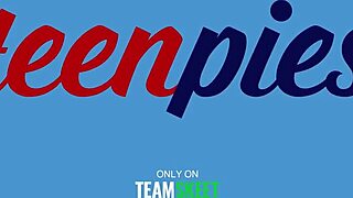 Teen 18+ fulfills long-time crush with passionate creampie