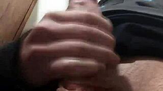 Skinny young girl masturbates and cums on camera for you