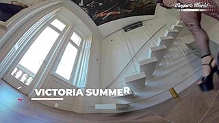 Busty Victoria Summers enjoys intimate moments with lover