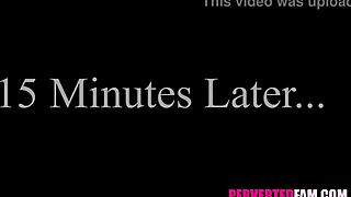 Jealous stepdad intensely fucks young latina stepdaughter in taboo pov encounter