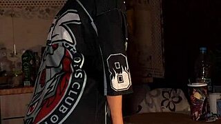 stepsister and stepbrother think they're in a porn flick