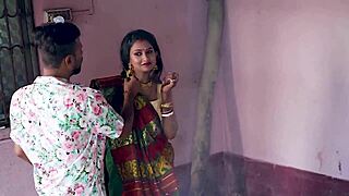 Indian Village Bhabhi Fucks Devar Outdoors