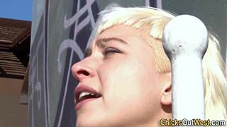 Hairy Aussie Gf Gets Eaten Out Outdoors