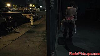 Petite spex teen sucks and rides dick in public bondage