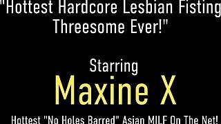 Maxine And Chrissy Daniels Engage In Lesbian Ass Licking