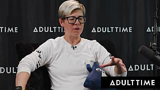 Lexi Lore and August Skye Share Huge Cock in Pussy Stacking Threesome