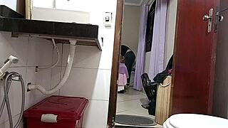 Maid Caught in the Bathroom