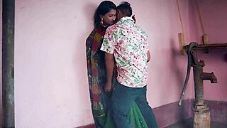 Indian Village Bhabhi Fucks Devar Outdoors