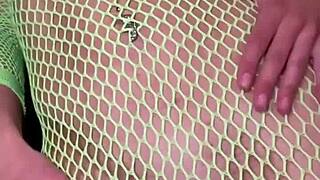 Have you seen Nadia Diamo twerking her hot ass in fishnet bodysuit slow motion?